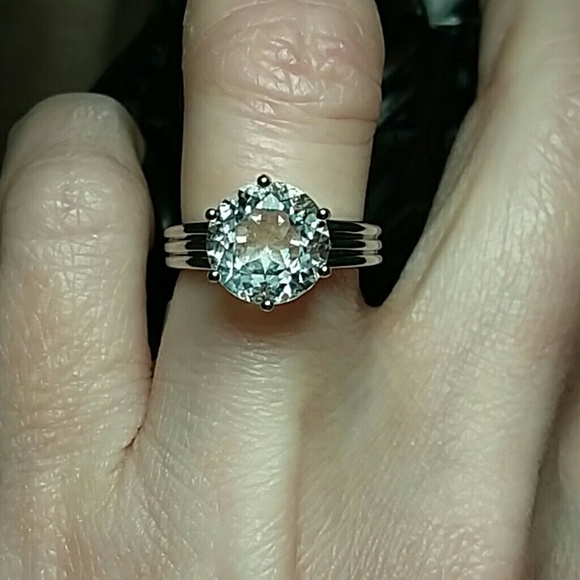 SOLD HERKIMER DIAMOND QUARTZ  RING - Picture 4 of 8